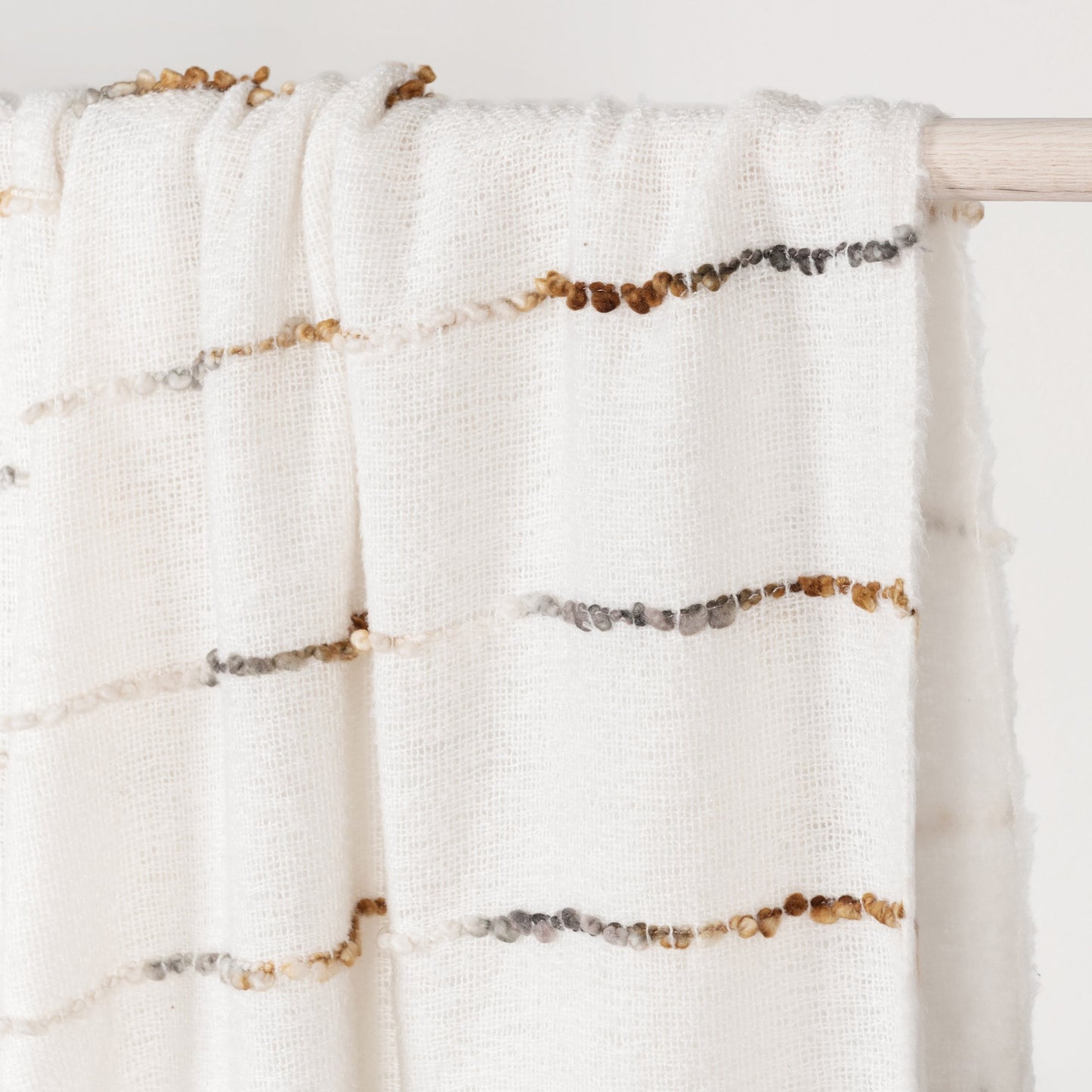 Ivory/Rust 100% Acrylic Blankets & Throw TC Albedo Throw 50x70 Collection