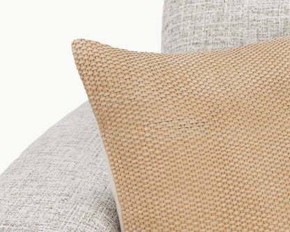 Tan 100% Genuine Suede Leather Solid SLD Bassinet 18x18 Collection