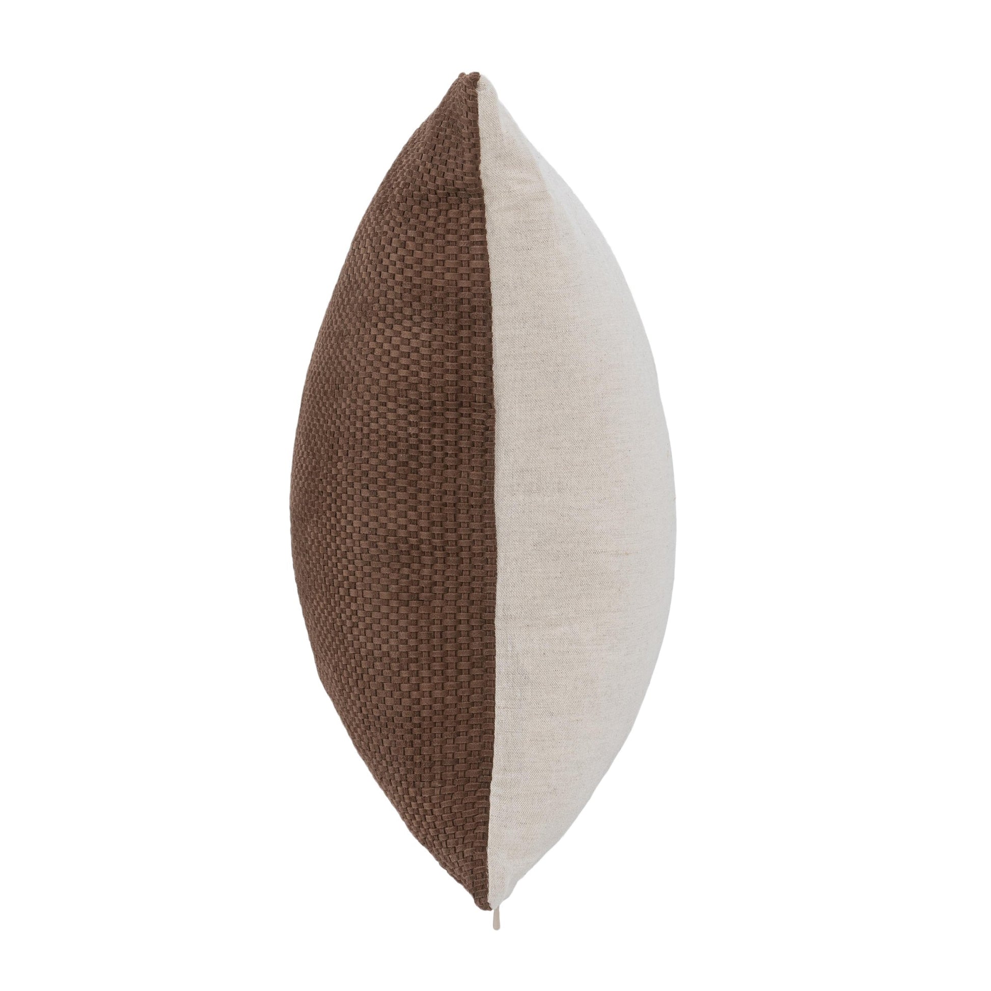 Coffee Brown 100% Genuine Suede Leather Solid SLD Bassinet 18x18 Collection