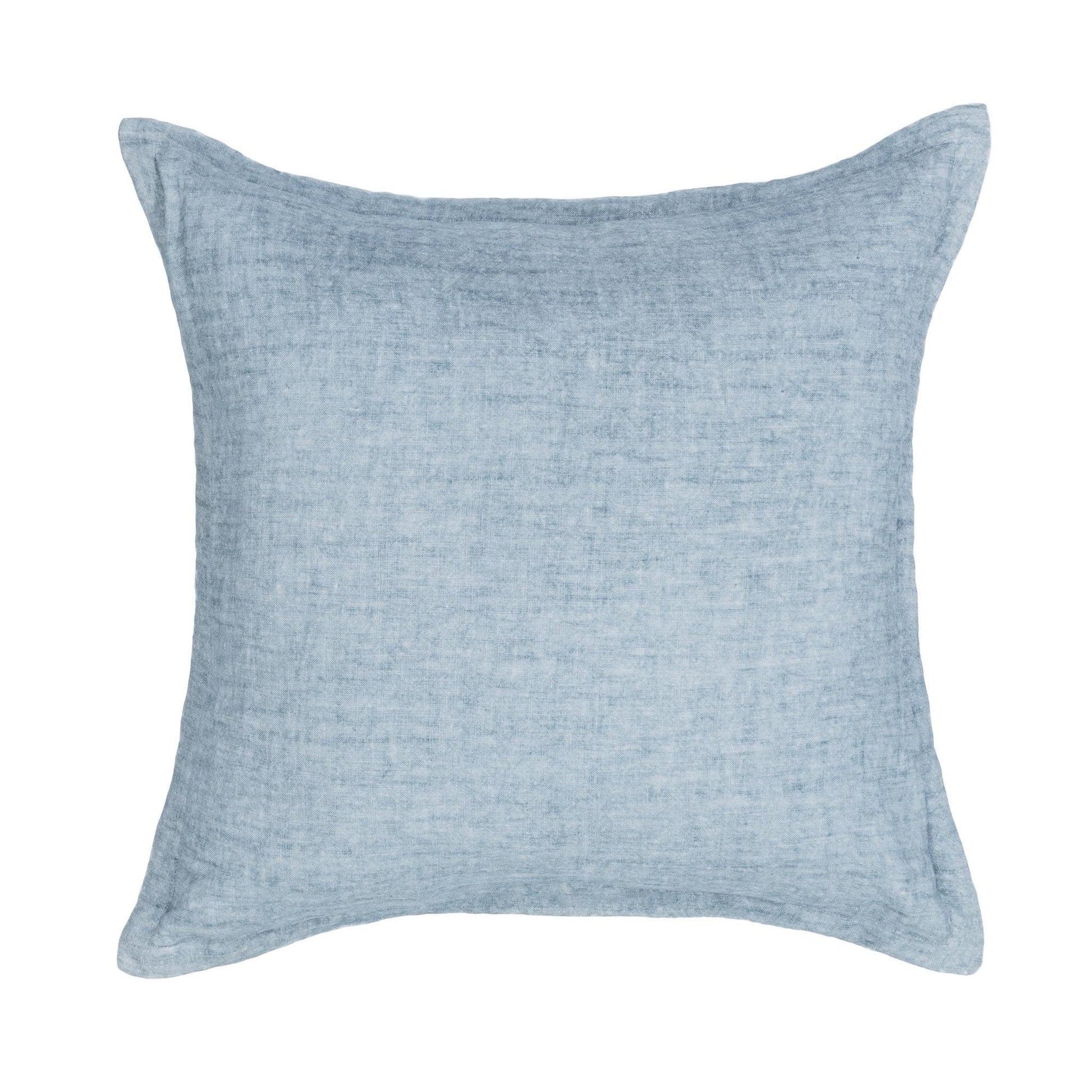 Chambray Blue 100% Belgian Flax Linen Solid SLD Solstice 22x22 Collection