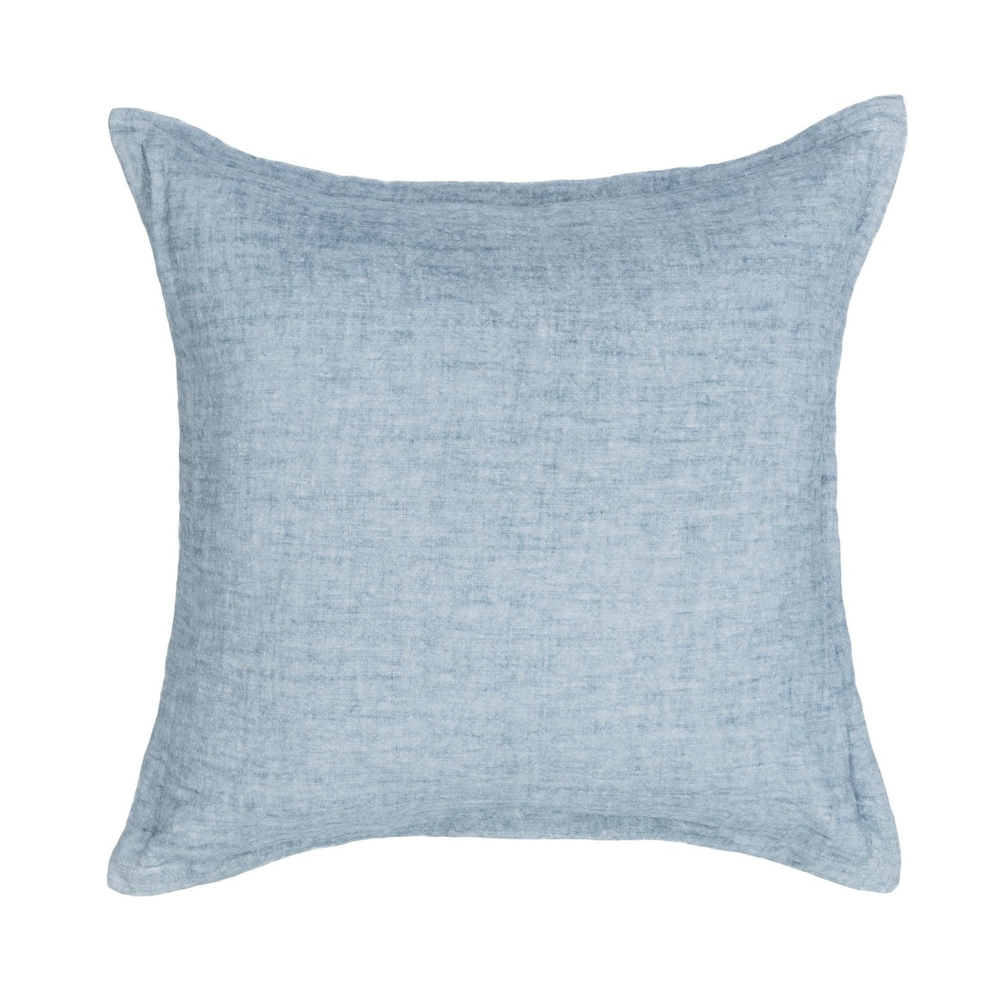 Chambray Blue 100% Belgian Flax Linen Solid SLD Solstice 22x22 Collection