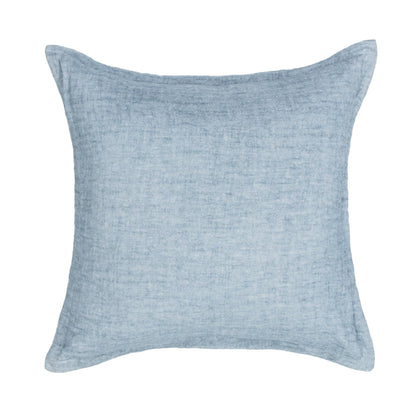 Chambray Blue 100% Belgian Flax Linen Solid SLD Solstice 22x22 Collection