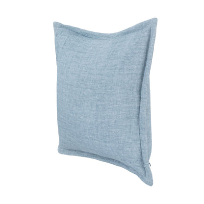 Chambray Blue 100% Belgian Flax Linen Solid SLD Solstice 22x22 Collection