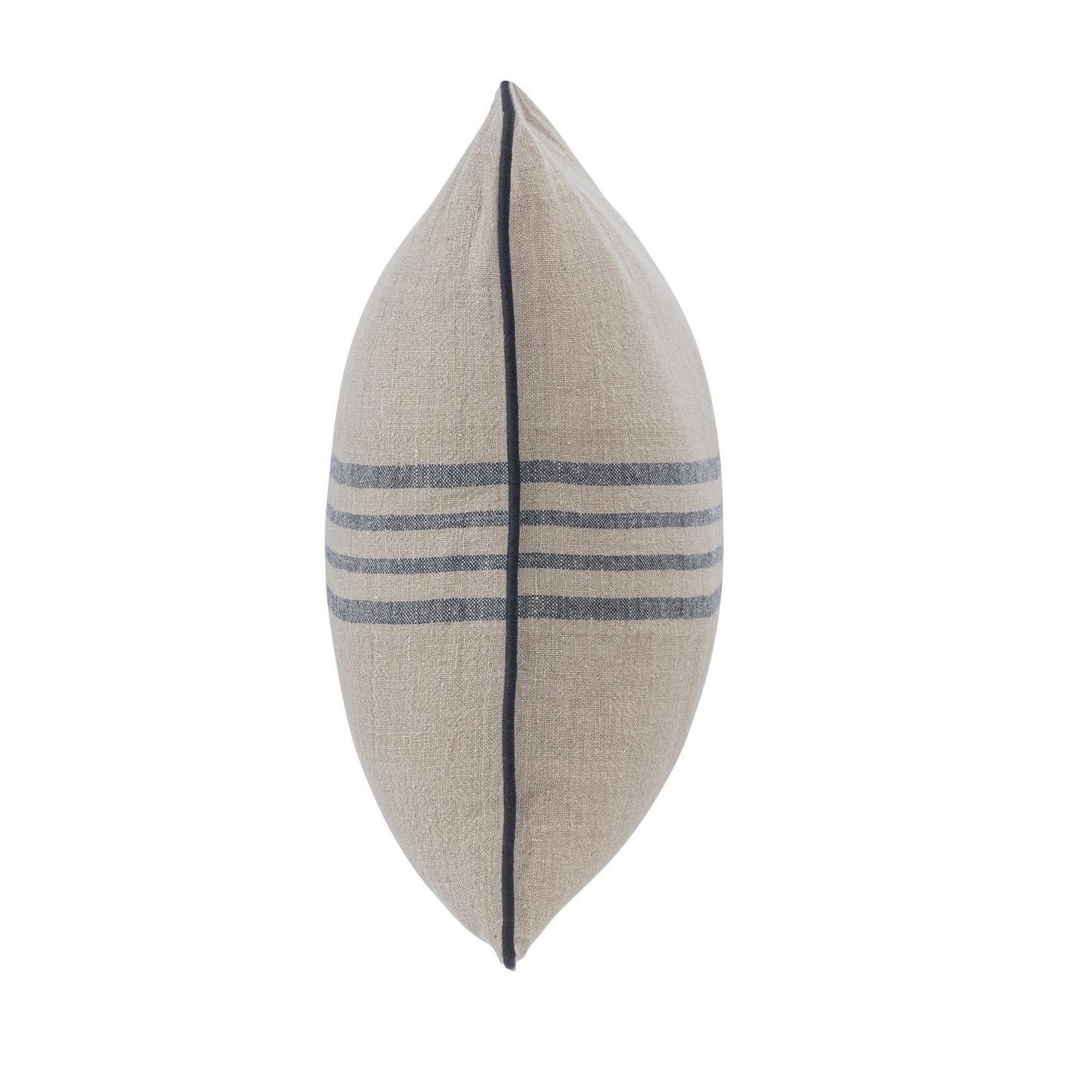 Natural/Navy 100% Linen Pattern NV Newport Multiple Sizes Collection