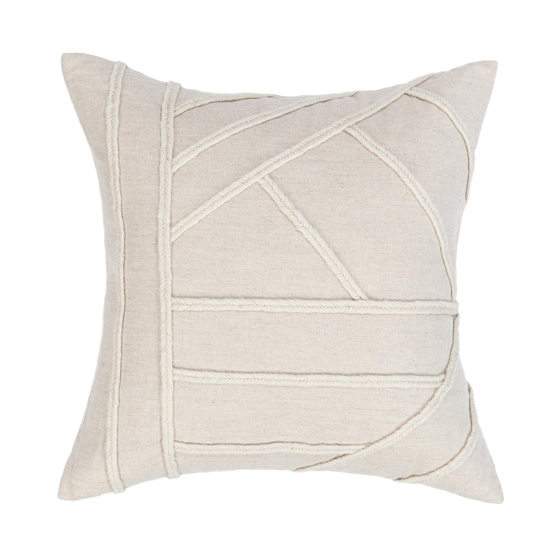 Natural 50% Linen/50% Cotton Pattern NV Langdon Multiple Sizes Collection