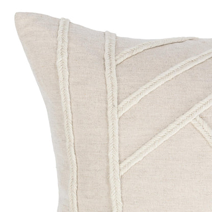 Natural 50% Linen/50% Cotton Pattern NV Langdon Multiple Sizes Collection
