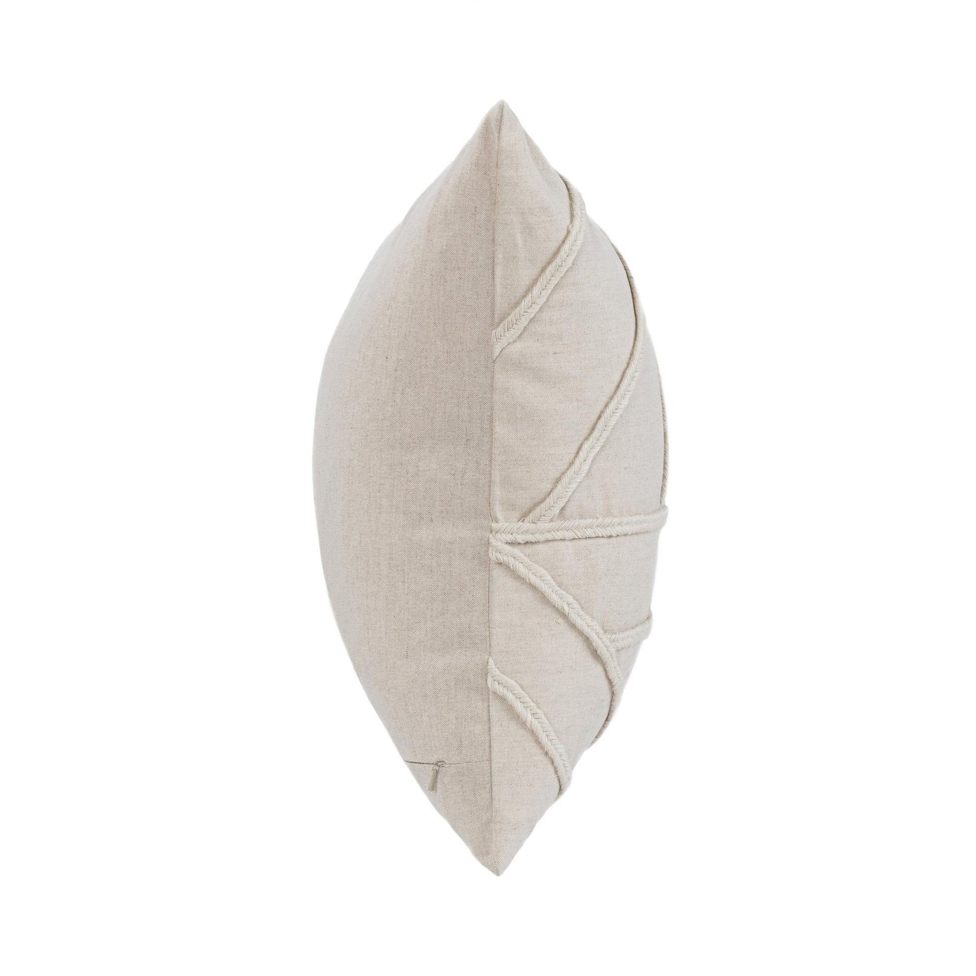Natural 50% Linen/50% Cotton Pattern NV Langdon Multiple Sizes Collection