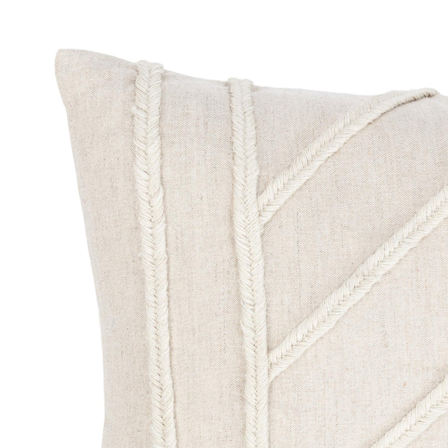 Natural 50% Linen/50% Cotton Pattern NV Langdon Multiple Sizes Collection