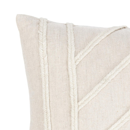 Natural 50% Linen/50% Cotton Pattern NV Langdon Multiple Sizes Collection