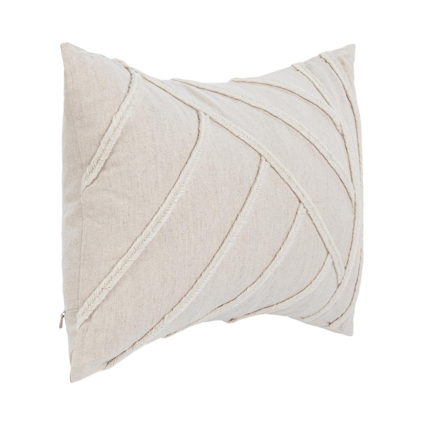 Natural 50% Linen/50% Cotton Pattern NV Langdon Multiple Sizes Collection