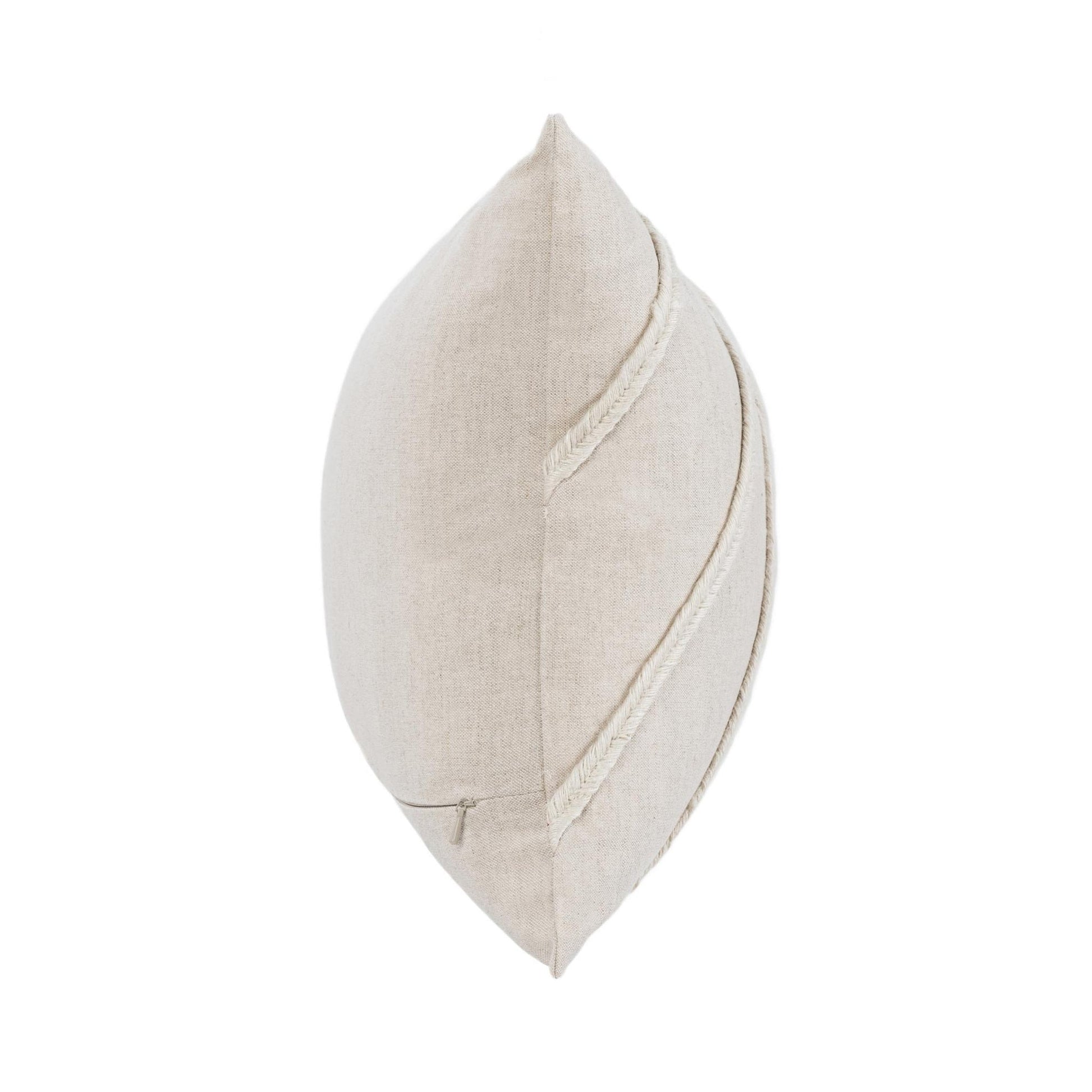 Natural 50% Linen/50% Cotton Pattern NV Langdon Multiple Sizes Collection