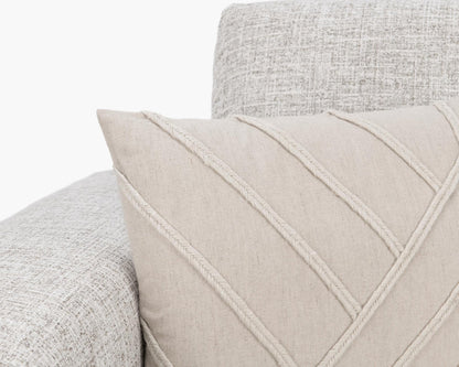 Natural 50% Linen/50% Cotton Pattern NV Langdon Multiple Sizes Collection
