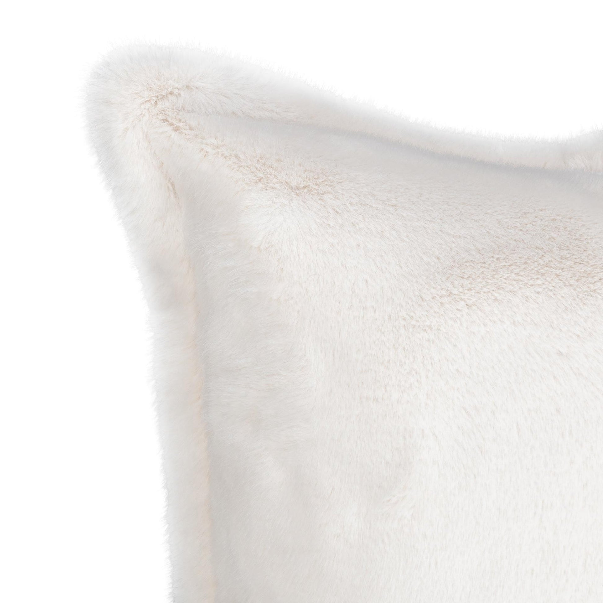 Ivory 100% Polyester Sherpa Solid NV Taiga Faux Fur Multiple Sizes Collection
