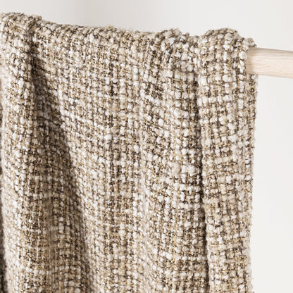 Natural/Ivory 50% Cotton/50% Viscose Blankets & Throw TC Porter 50x70 Throw Collection