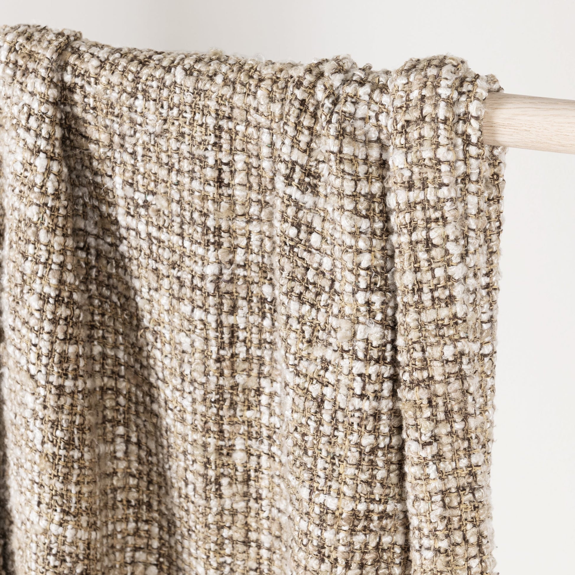 Natural/Ivory 50% Cotton/50% Viscose Blankets & Throw TC Porter 50x70 Throw Collection