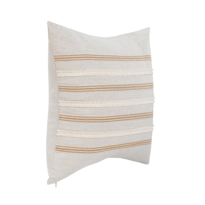 Natural 50% Linen/50% Cotton Pattern NV Lyndhurst 22x22 Collection