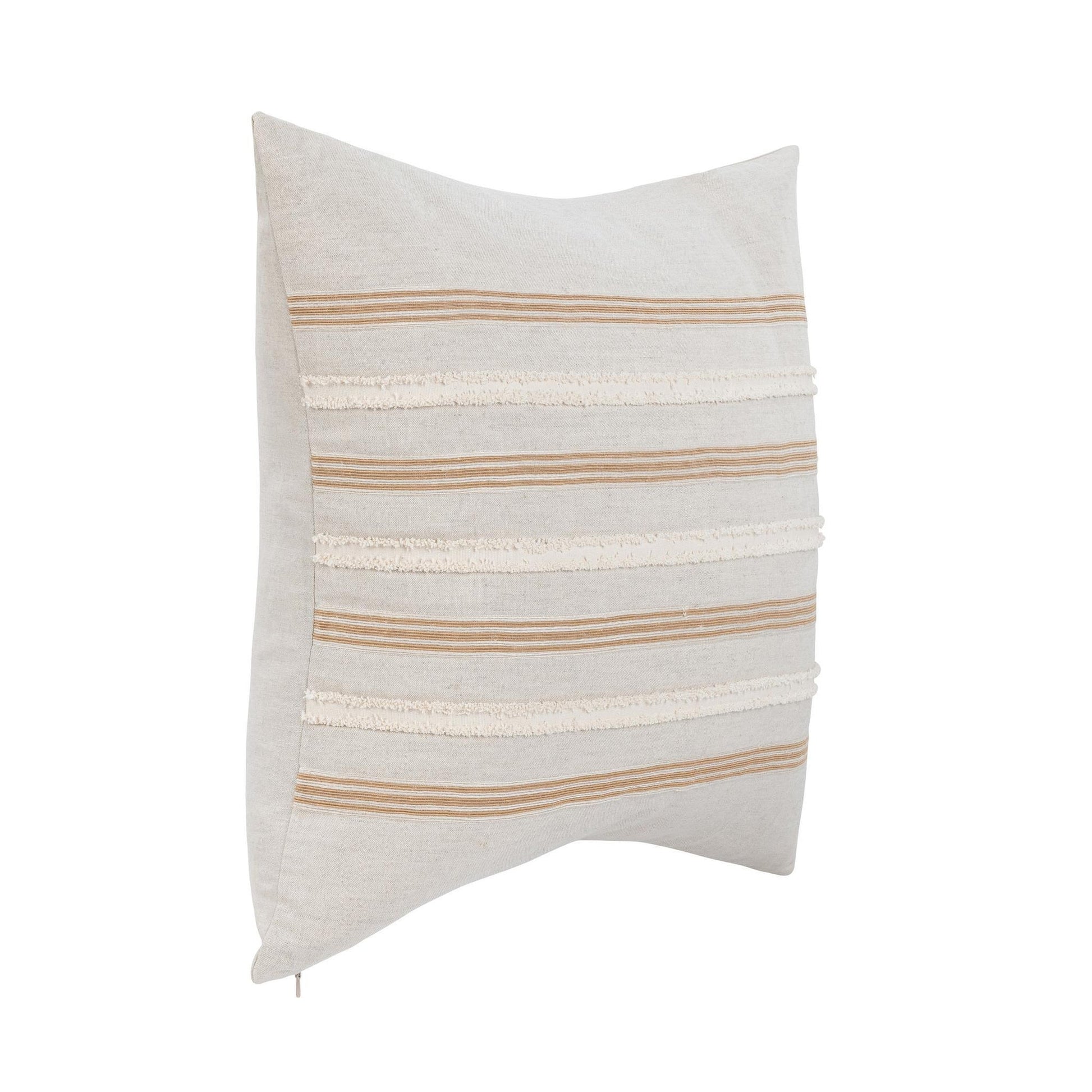 Natural 50% Linen/50% Cotton Pattern NV Lyndhurst 22x22 Collection