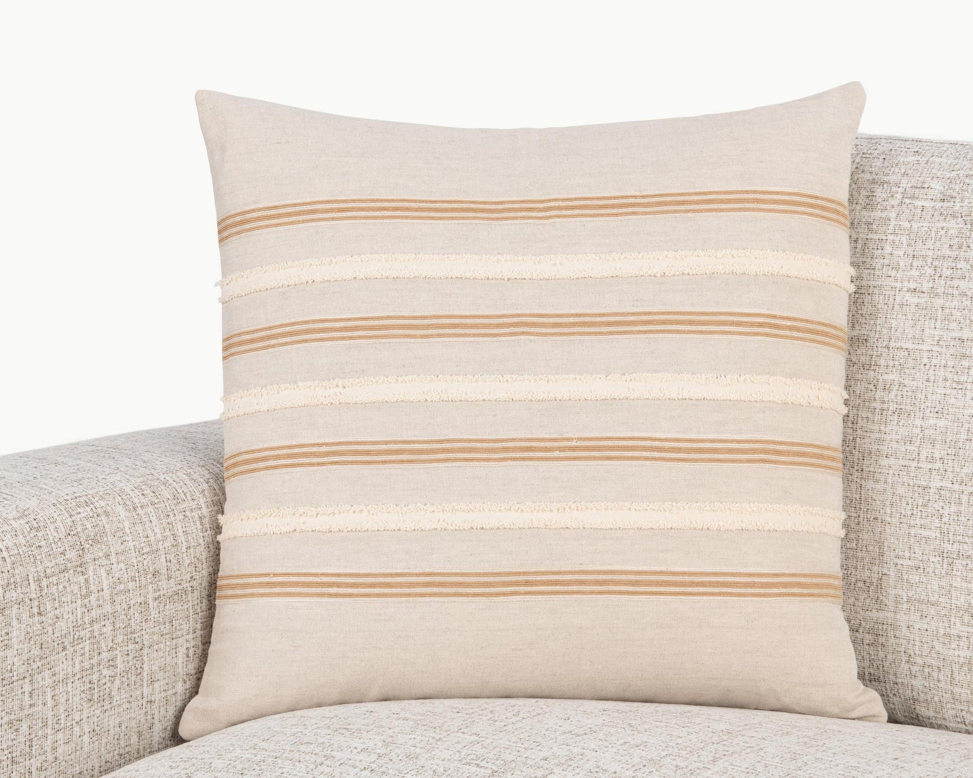 Natural 50% Linen/50% Cotton Pattern NV Lyndhurst 22x22 Collection