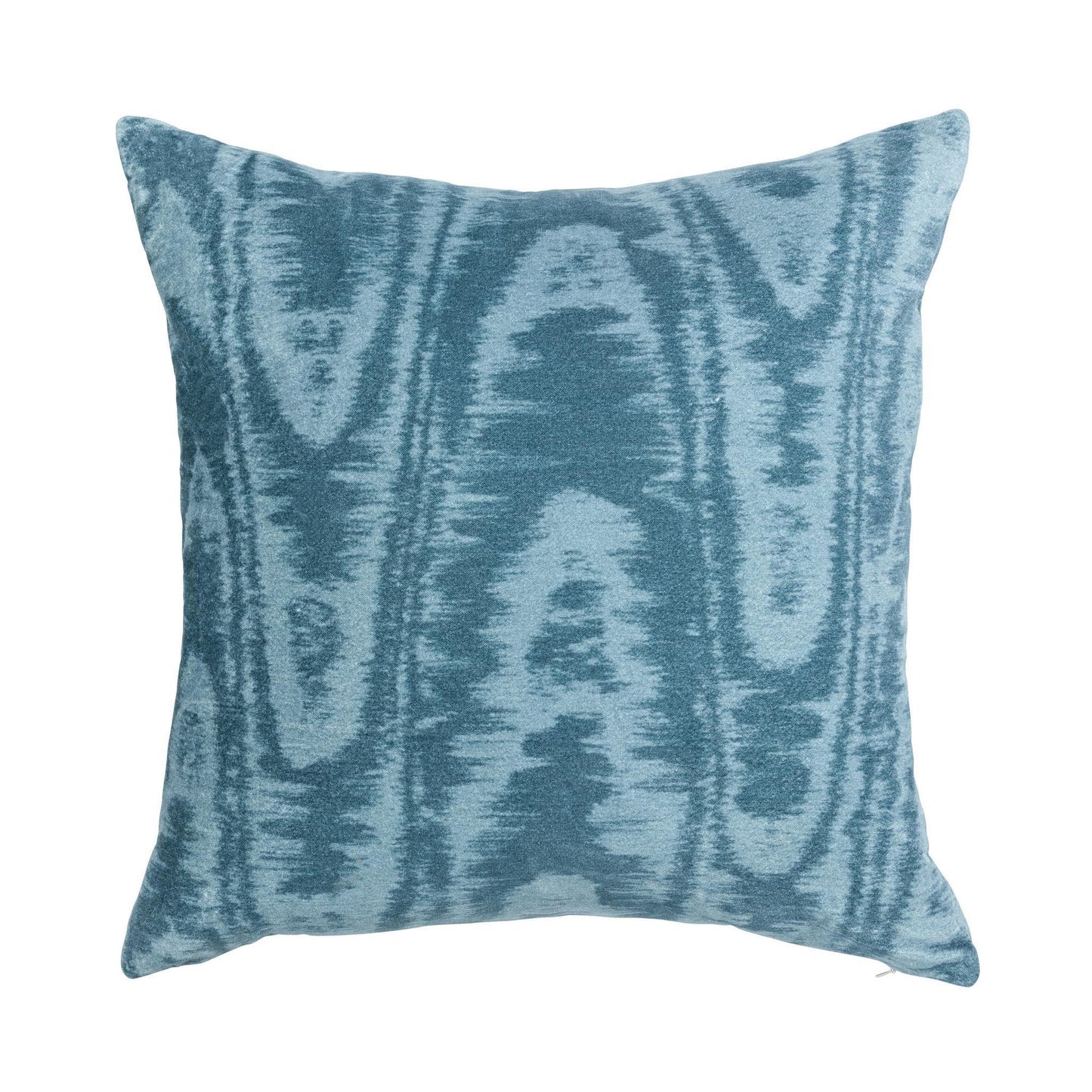 Chambray Blue 100% Cotton Velvet Pattern NV Hildene 22x22 Collection