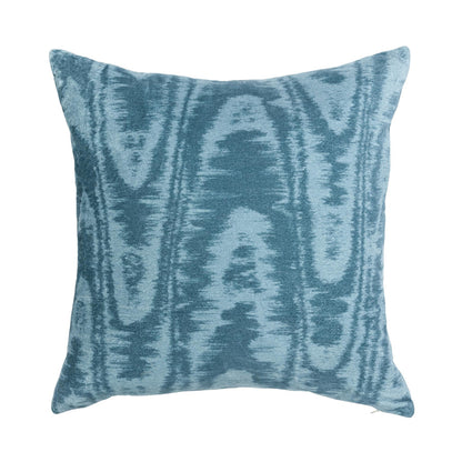 Chambray Blue 100% Cotton Velvet Pattern NV Hildene 22x22 Collection
