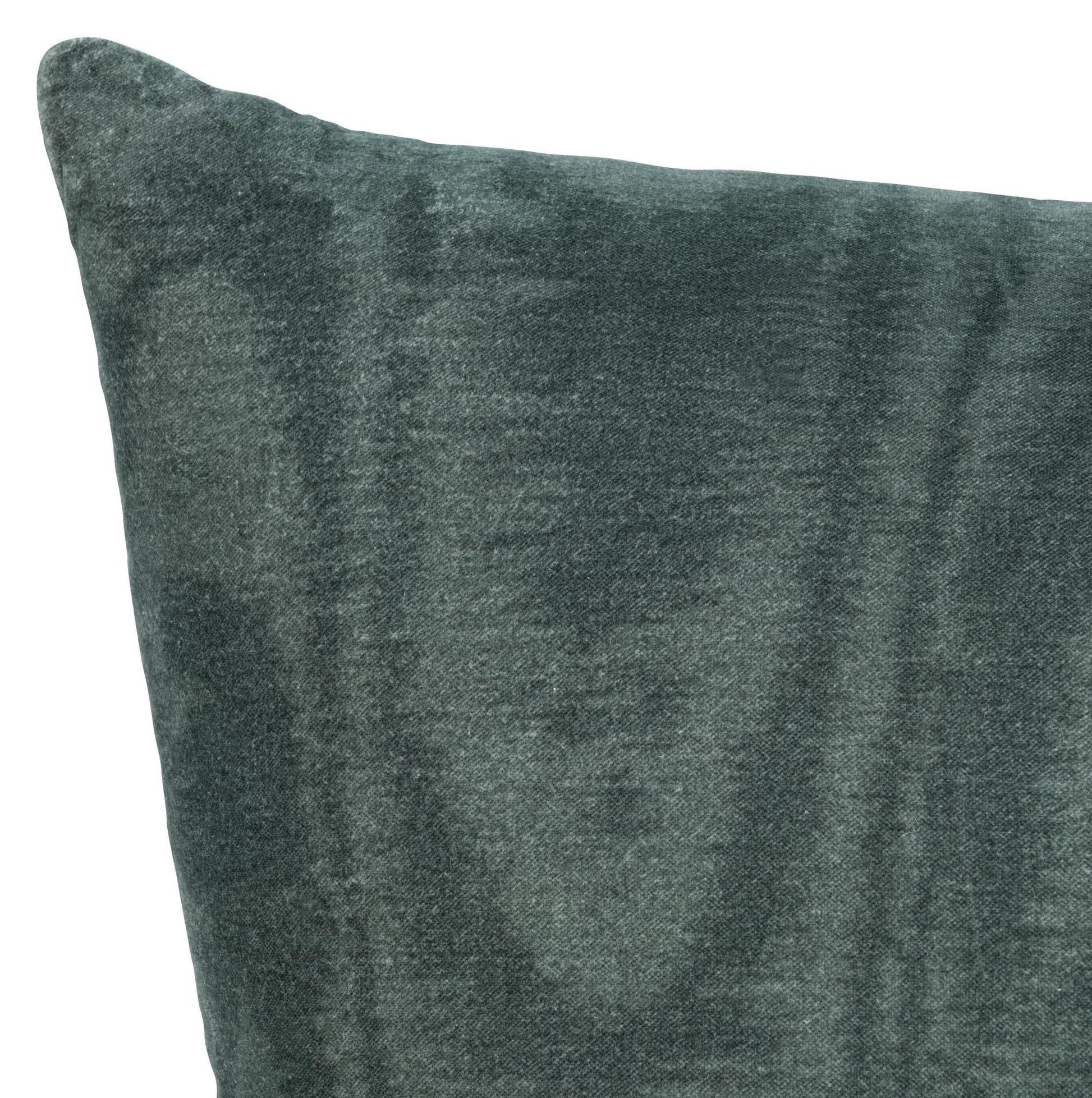 Ivy Green 100% Cotton Velvet Pattern NV Hildene 22x22 Collection