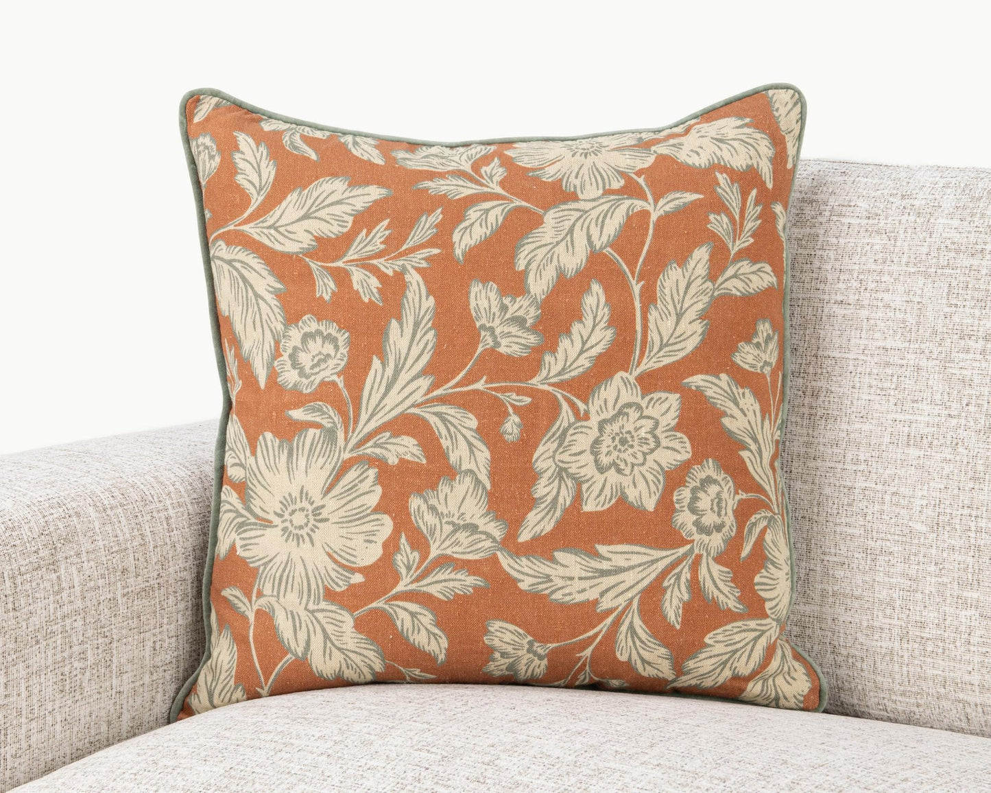 Hazel 100% Linen Pattern NV Davenport 22x22 Collection