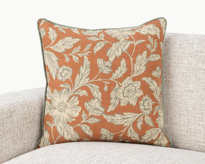 Hazel 100% Linen Pattern NV Davenport 22x22 Collection