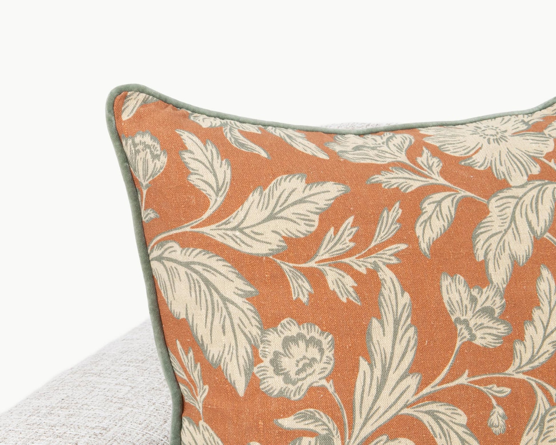 Hazel 100% Linen Pattern NV Davenport 22x22 Collection