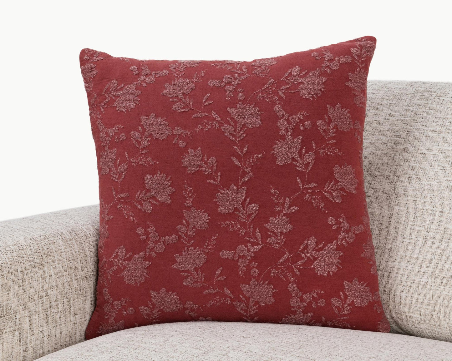 Burgundy Red 70% Cotton Pattern NV Rosecliff Multiple Sizes Collection