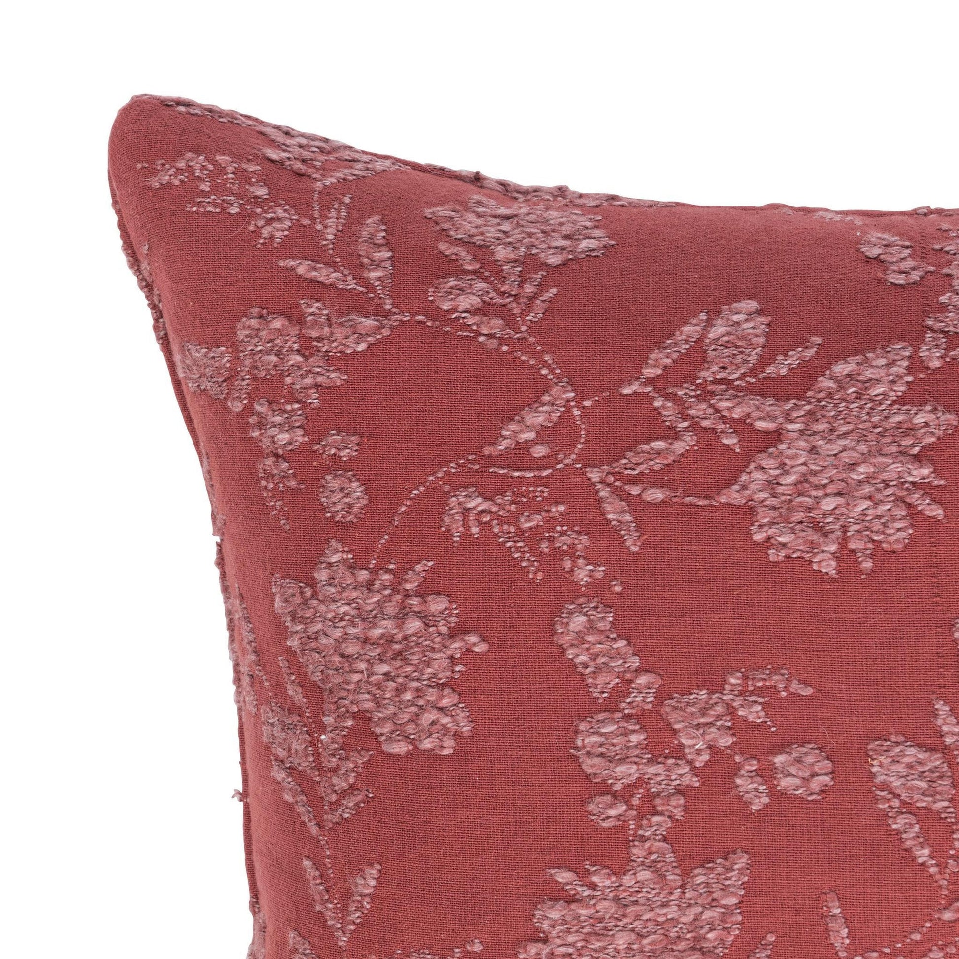 Burgundy Red 70% Cotton Pattern NV Rosecliff Multiple Sizes Collection