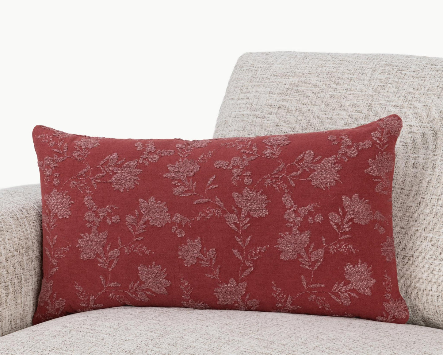 Burgundy Red 70% Cotton Pattern NV Rosecliff Multiple Sizes Collection