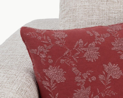 Burgundy Red 70% Cotton Pattern NV Rosecliff Multiple Sizes Collection