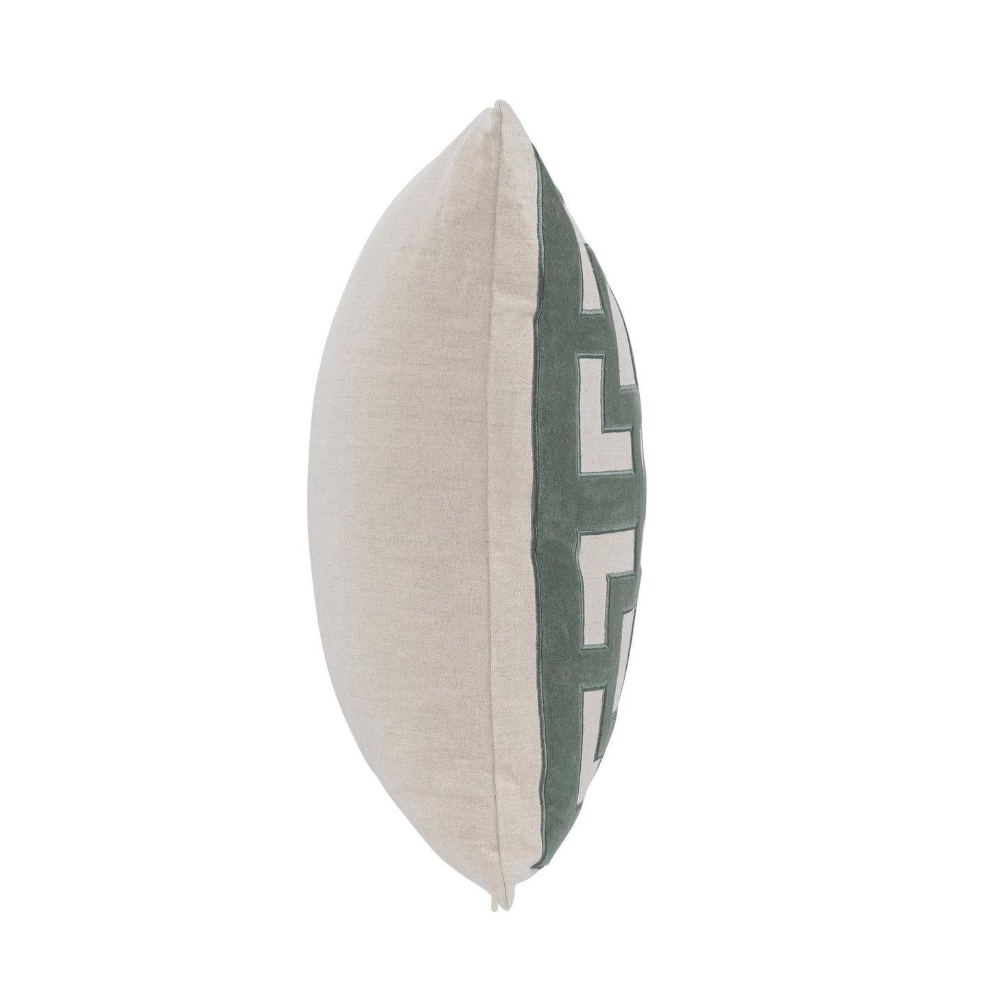 Jade Green 50% Cotton/50% Linen Pattern NV Corbin 22x22 Collection