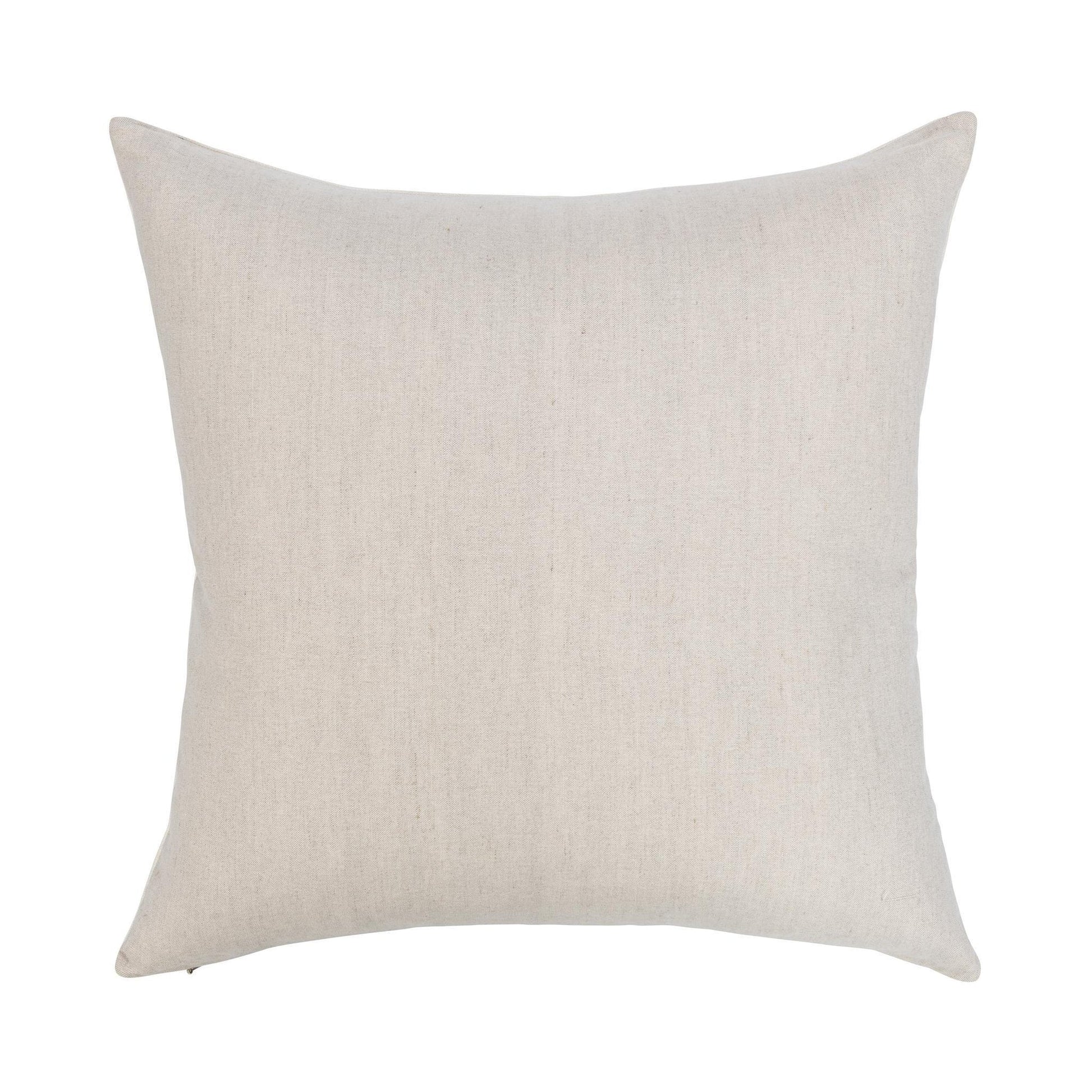 Ivory/Natural 100% Linen Pattern NV Maybrook 22x22 Collection
