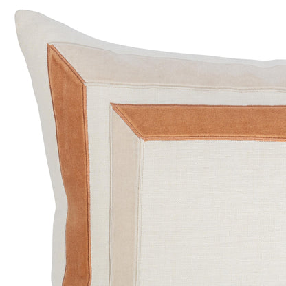Ivory/Natural 100% Linen Pattern NV Maybrook 22x22 Collection
