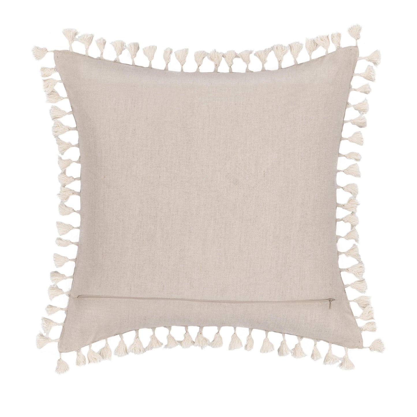 Natural/Ivory 50% Cotton/50% Linen Pattern TQ Edisto Multiple Sizes Collection