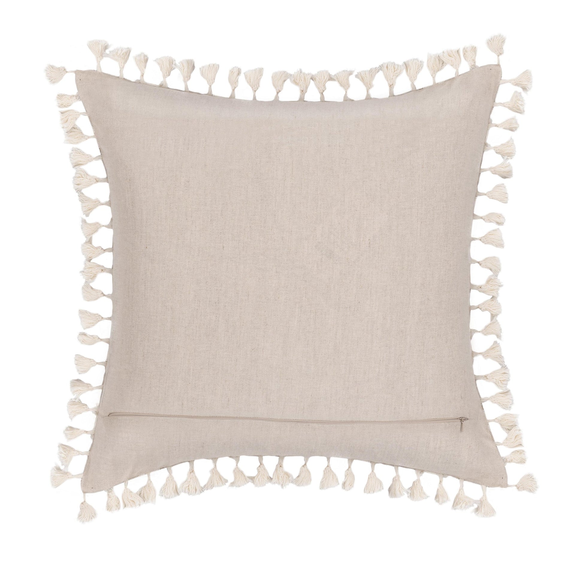 Natural/Ivory 50% Cotton/50% Linen Pattern TQ Edisto Multiple Sizes Collection