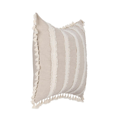 Natural/Ivory 50% Cotton/50% Linen Pattern TQ Edisto Multiple Sizes Collection