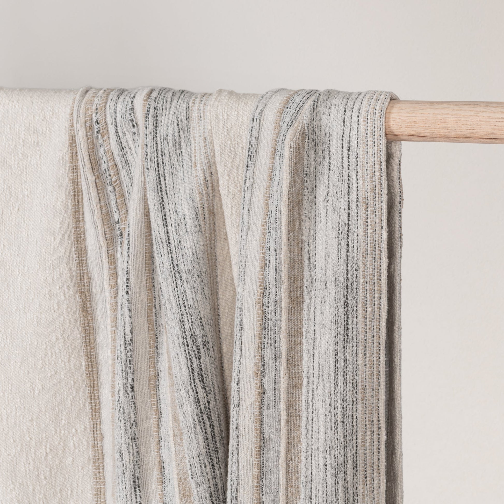 Ivory Multi 100% Cotton Blankets & Throw TC Rockport Throw 50x70 Collection