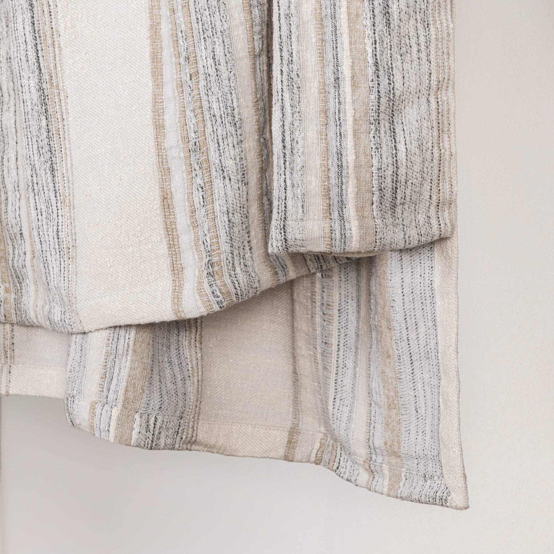 Ivory Multi 100% Cotton Blankets & Throw TC Rockport Throw 50x70 Collection
