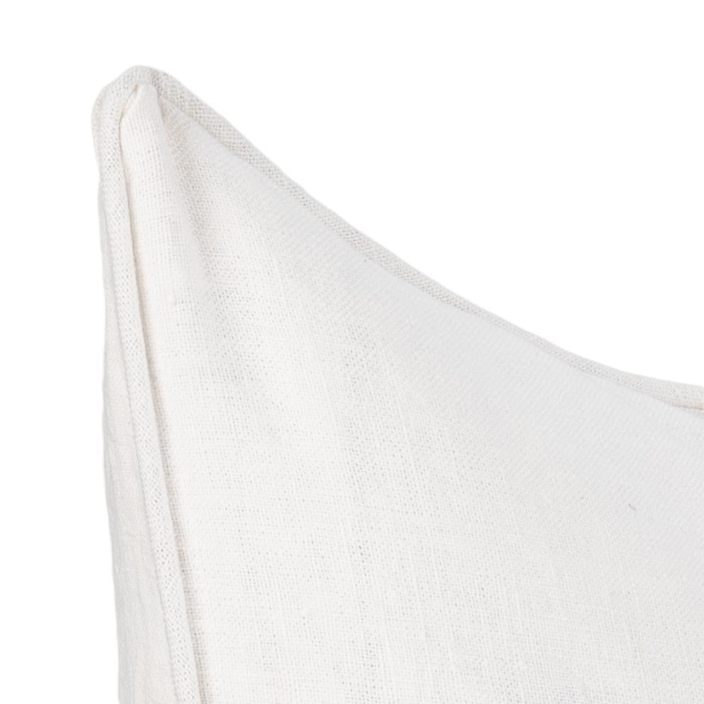 Ivory 100% Linen Solid SLD Bedford Linen 22x22 Collection