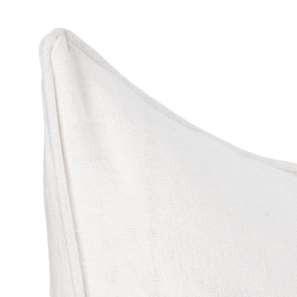 Ivory 100% Linen Solid SLD Bedford Linen 22x22 Collection