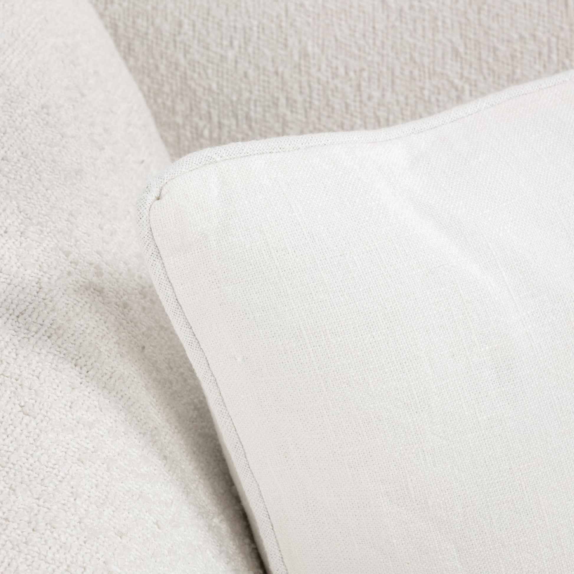 Ivory 100% Linen Solid SLD Bedford Linen 22x22 Collection