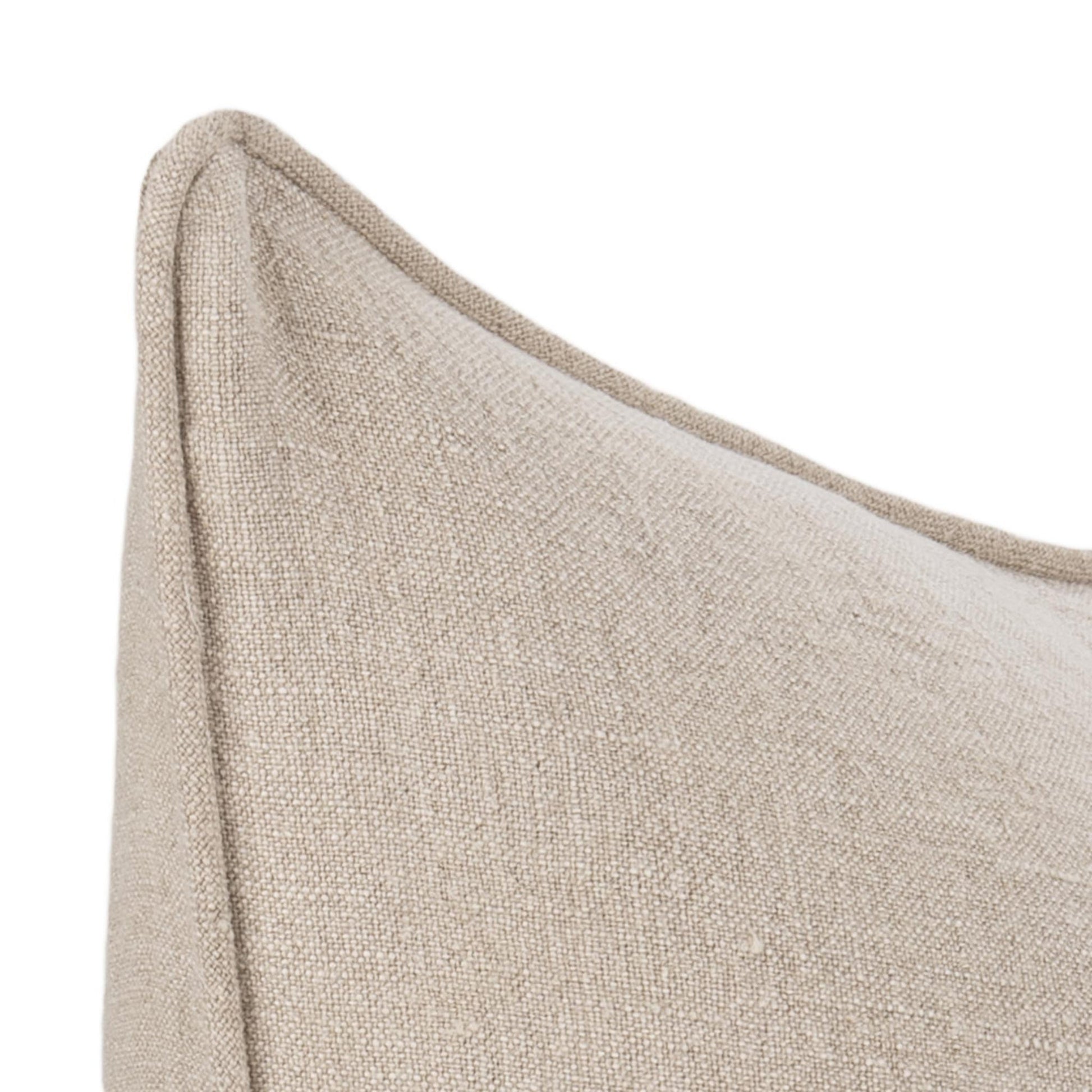 Natural 100% Linen Solid SLD Bedford Linen 22x22 Collection