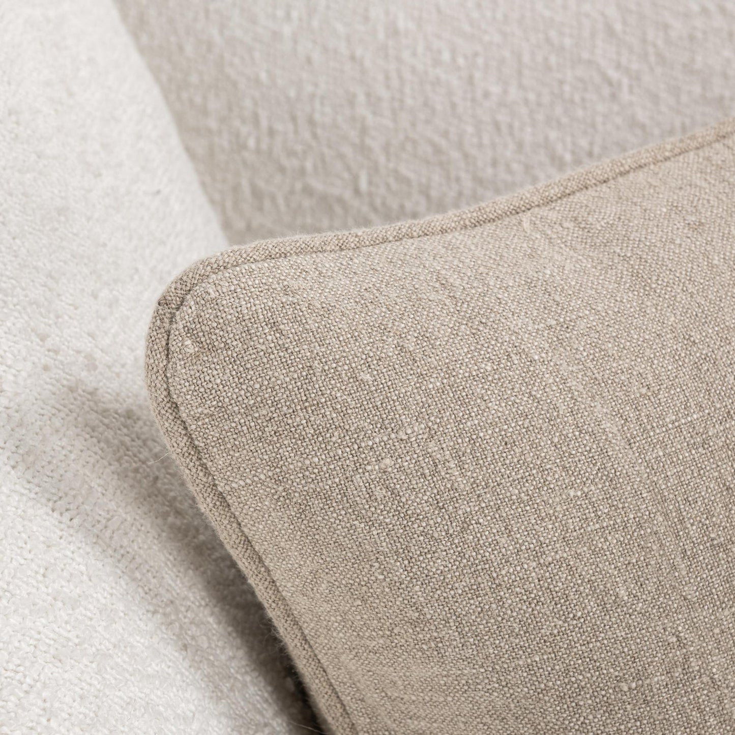 Natural 100% Linen Solid SLD Bedford Linen 22x22 Collection