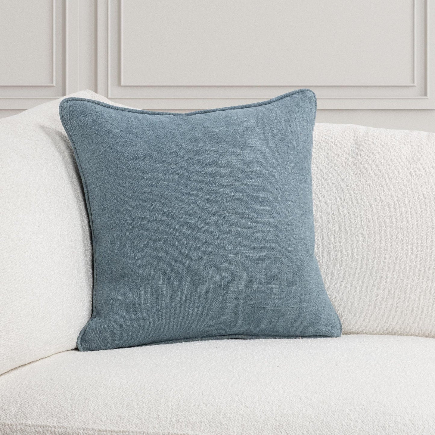 Chambray 100% Linen Solid SLD Bedford Linen 22x22 Collection