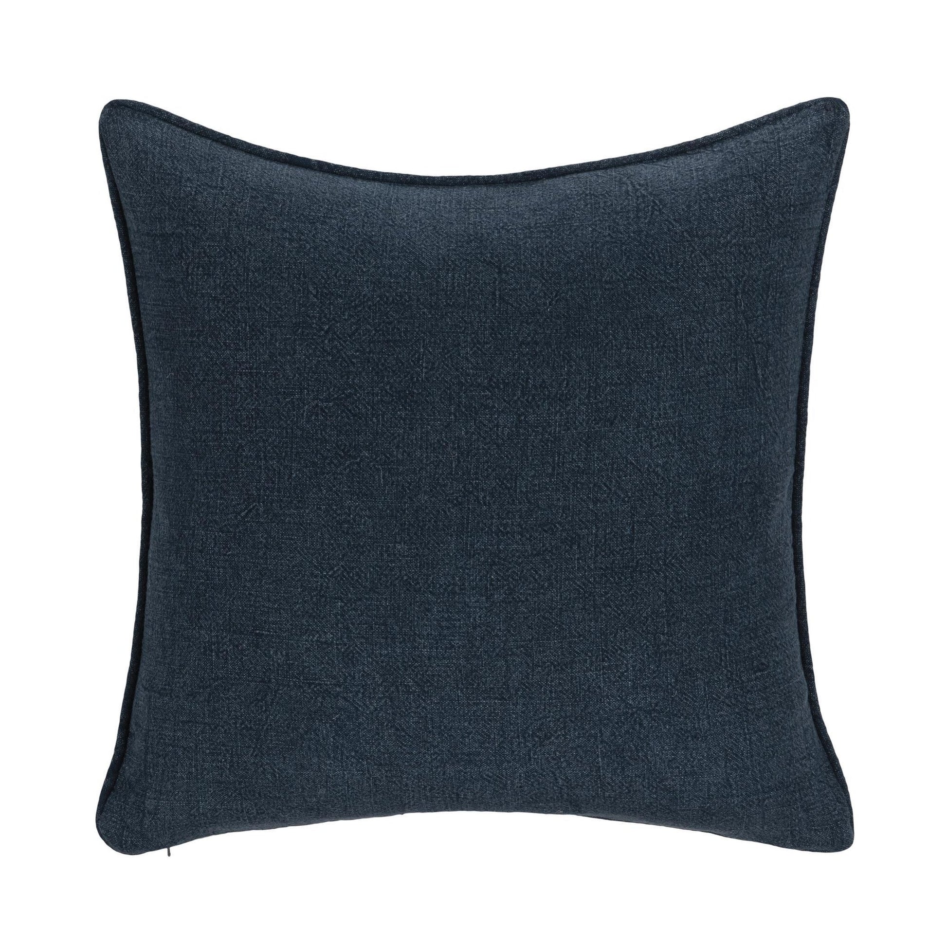 Indigo 100% Linen Solid SLD Bedford Linen 22x22 Collection