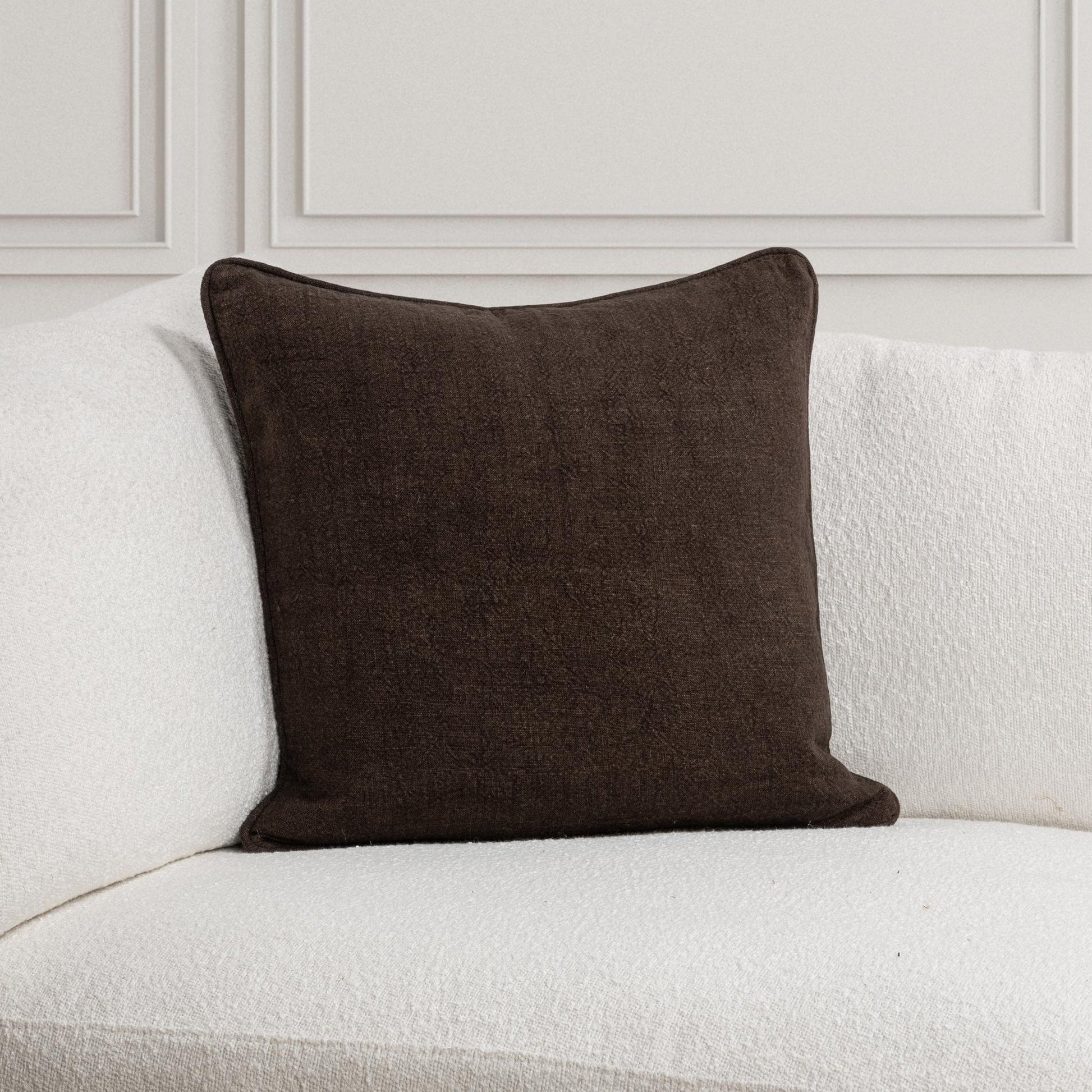 Ganache 100% Linen Solid SLD Bedford Linen 22x22 Collection