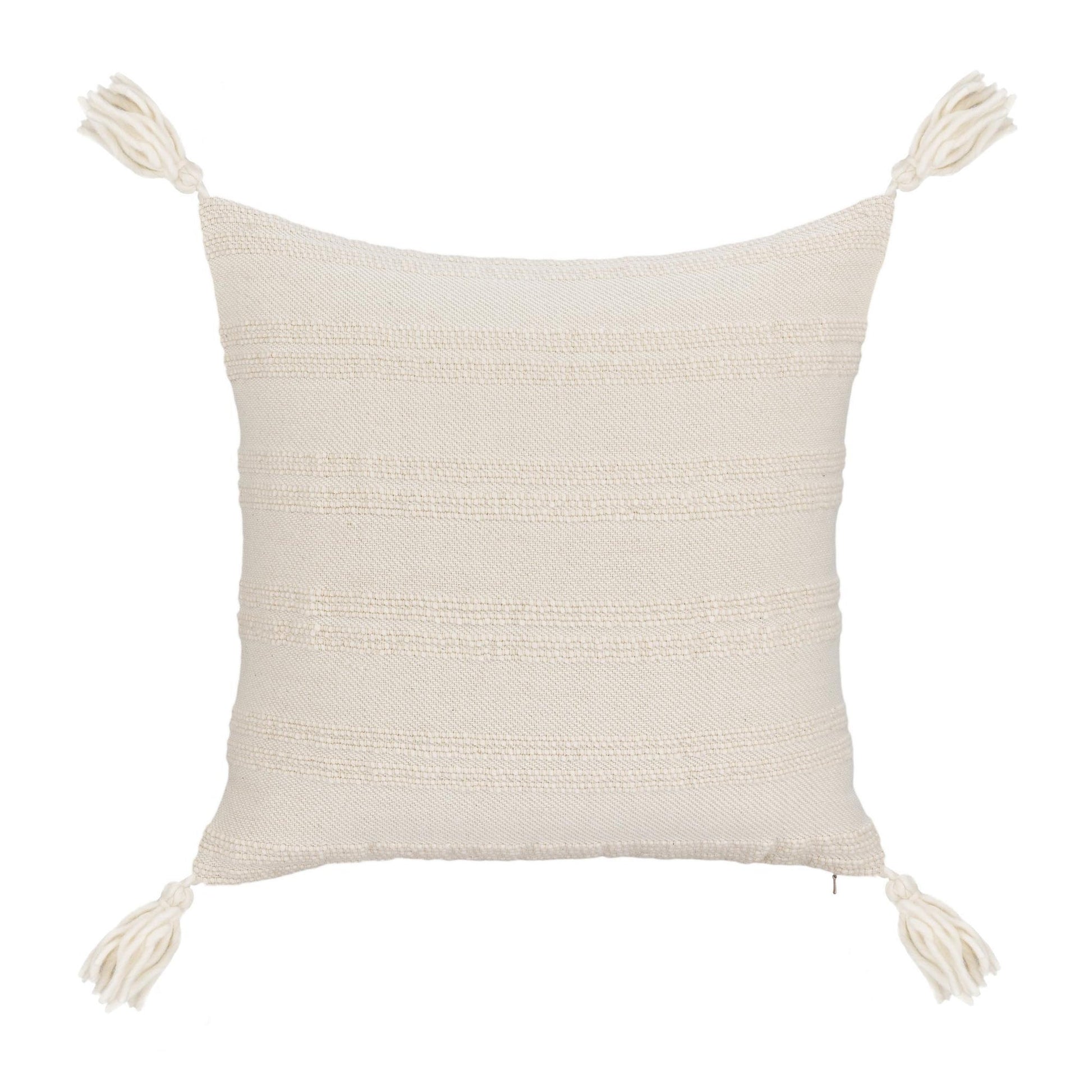 Natural/Ivory 100% Wool Pattern TQ York Multiple Sizes Collection