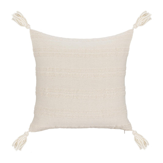 Natural/Ivory 100% Wool Pattern TQ York Multiple Sizes Collection